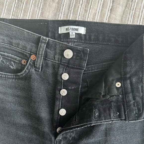NWOT Re/Done 70s Stove Pipe Cropped Jeans - Picture 7 of 7